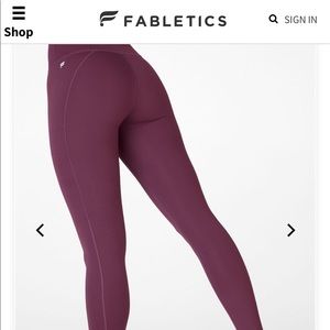 Fabletics High Waisted Powerhold Legging
